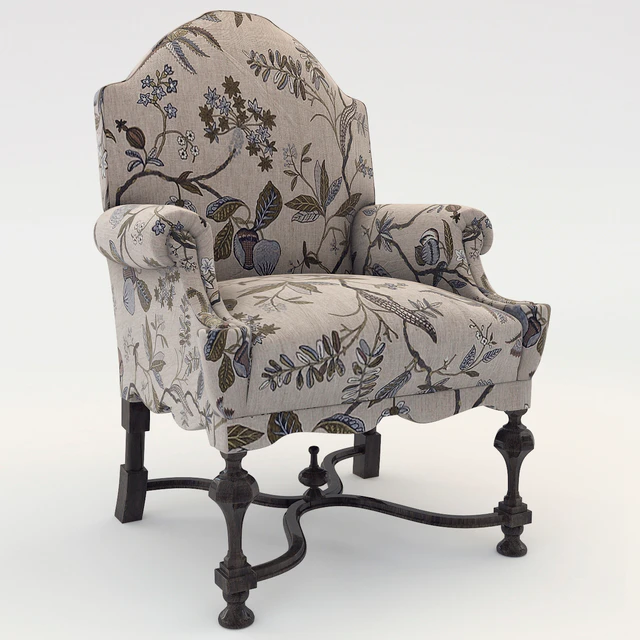 William &amp; Mary Armchair — Descargar