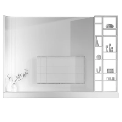Wall composition. TV zone set — Ver 4