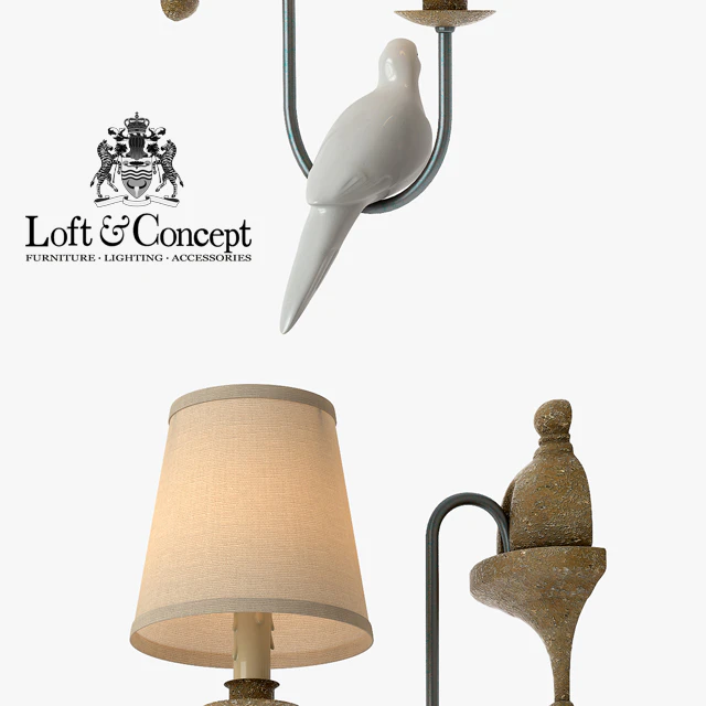 Bra Norman Bird Wall Lamp one — Descargar
