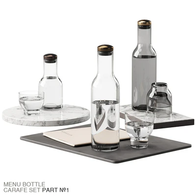 136 dishes decor set 09 MENU Bottle Carafe by Norm P01 — Ver 1