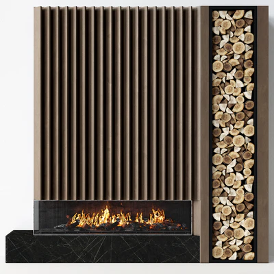 Fireplace modern 55 — Вид 1