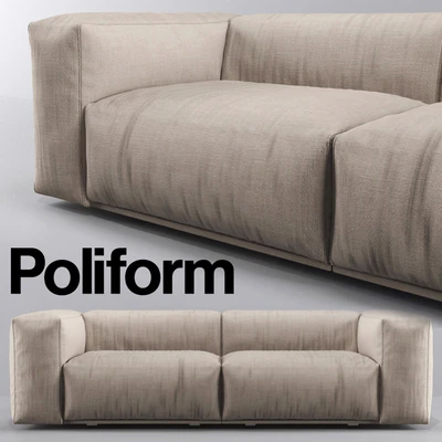 Poliform Bolton Sofa Short — Ver 1