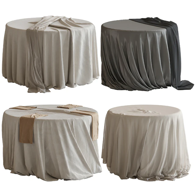 Tablecloth on a round table 77 — Descargar