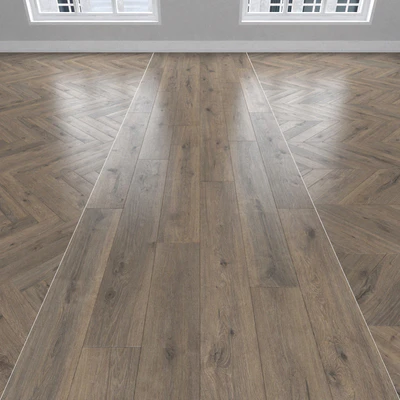 Parquet Oak, 3 types: herringbone, linear, chevron. — Ver 1