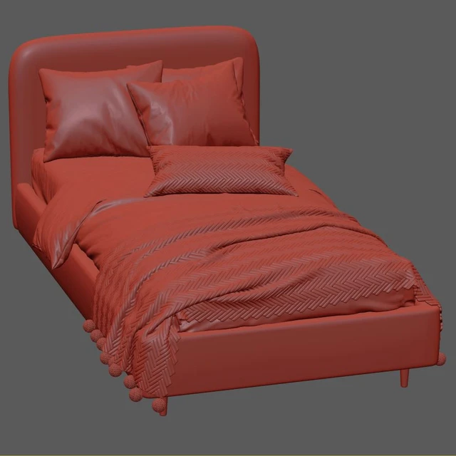 Contemporary bed 209 — Descargar