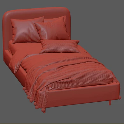 Contemporary bed 209 — Ver 3