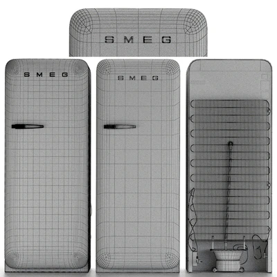 Set of refrigerators SMEG — Ver 4