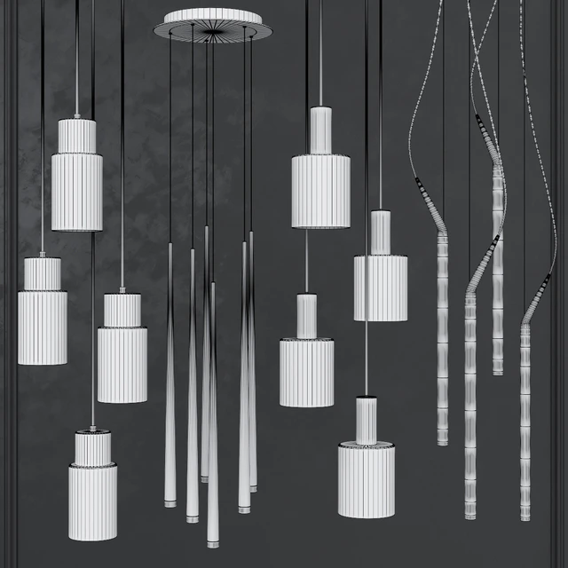 Pendant lights set 029 — Скачать