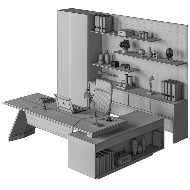 Boss Desk - Office Furniture 513 — Скачать