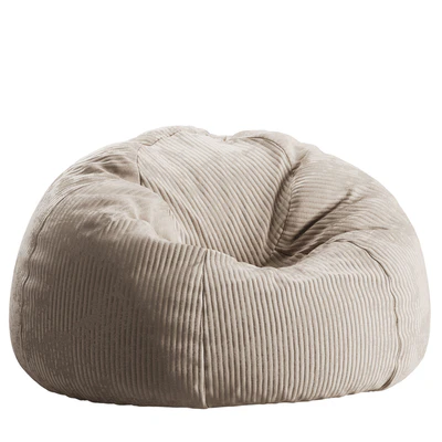 Icon Klassischer Sitzsack Flauschig aus Cord Kingston — Ver 3