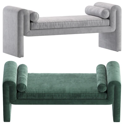 Mitchell Accent Bench By Burke Decor/Скамейка Митчелл Акцент — Вид 7