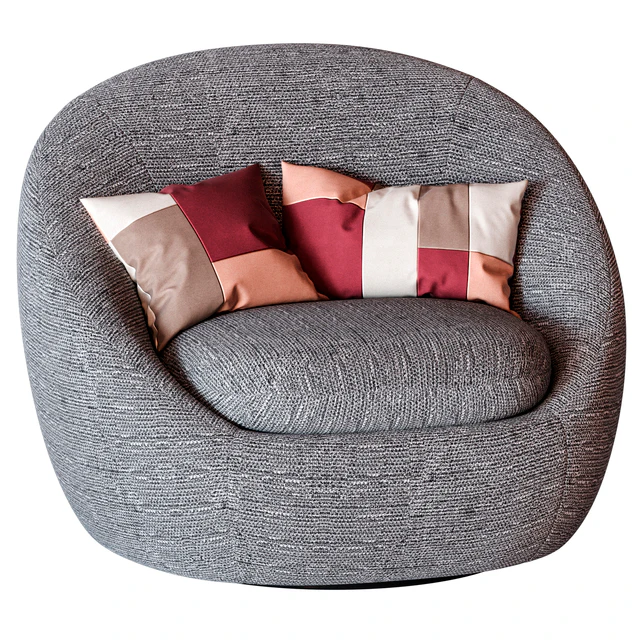 West Elm Cozy Swivel Chair — Descargar