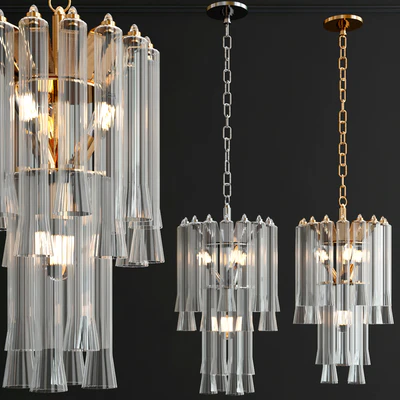 Lorelei Petite Waterfall Chandelier — Ver 2