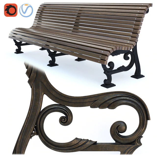 Park Bench 01 — Descargar