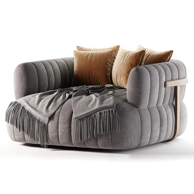 Doss Media Lounger - Palermo Cognac — Ver 4