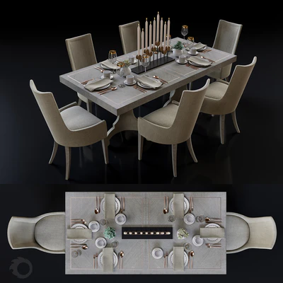 Bernhardt Criteria Dinning Set — Ver 1