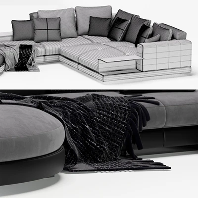 Minotti connery modular sofa — Ver 4