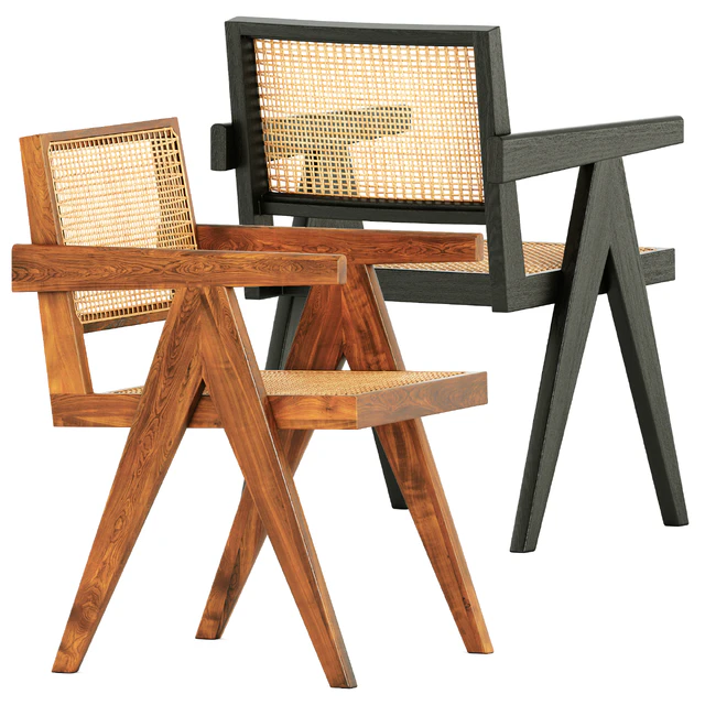 Pierre Jeanneret King chair by Tributeditions — Скачать