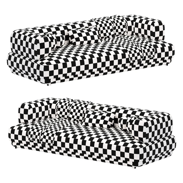 Zanotta BUMPER Fabric Sofa — Descargar
