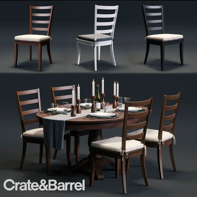 C&B Harper Chair and Avalon Table — Скачать