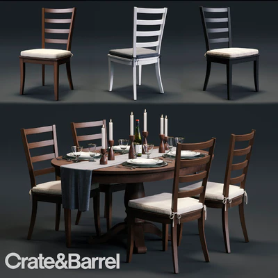 C&B Harper Chair and Avalon Table — Вид 1