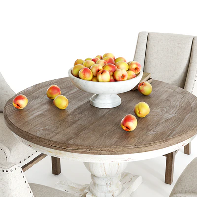 Curation Limited Round Trestle Vintage table set — Ver 2