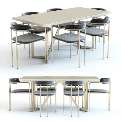 West Elm Cast Tower Table and Chairs — Ver 1