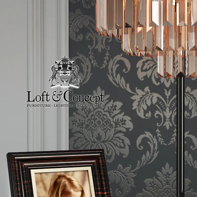 Table lamp RH 1920s Odeon Smoke Glass Fringe — Ver 3