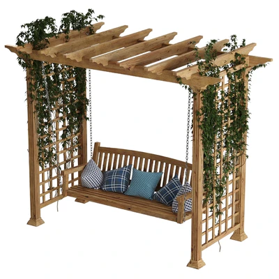 Garden swing pergola — Ver 1