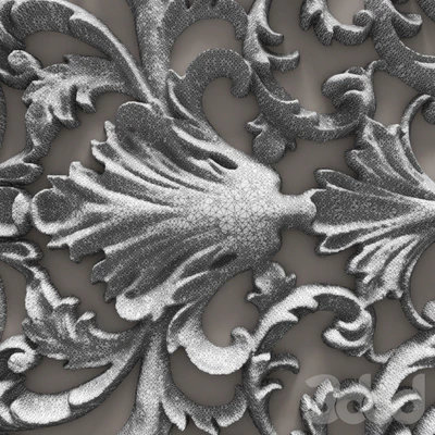 Лепнина, картуш, корона. Лепнина, luxury, золотой декор, резьба, лепка, лепной, корона, картуш, набор, классическая — Вид 2