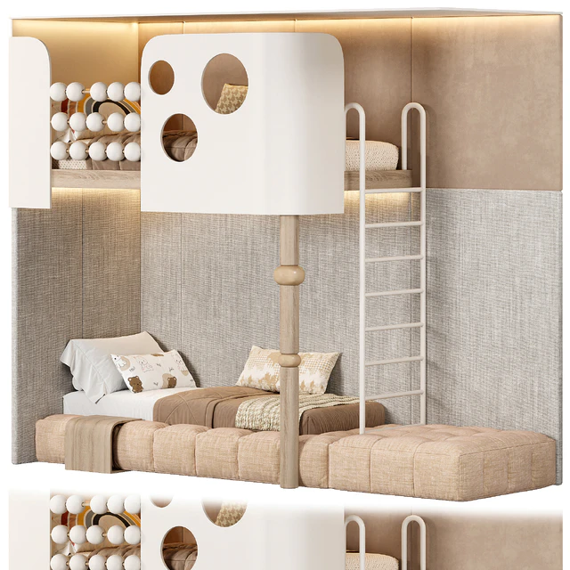 Children bunk bed Kids room — Скачать