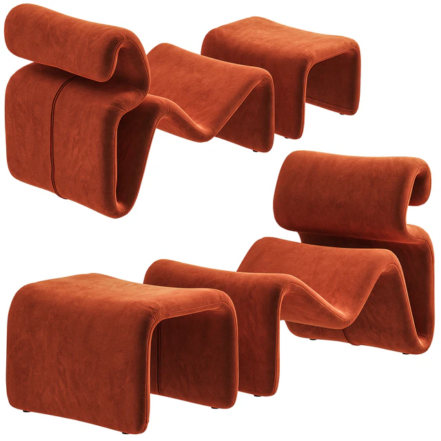 Artilleriet - Etcetera (Fabric Lounge Chair and Footstool) — Descargar