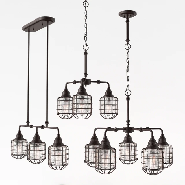 RUSTIC LOFT CAGE BATH LIGHT CL — Скачать