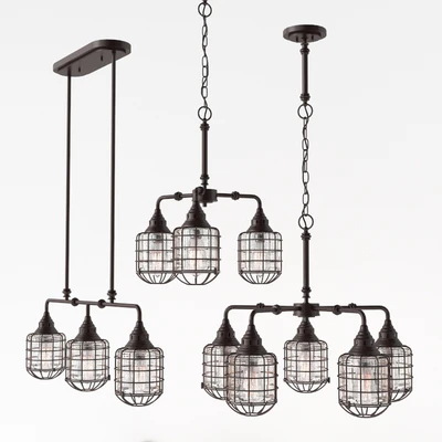 RUSTIC LOFT CAGE BATH LIGHT CL — Вид 1