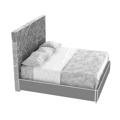 Calavaras Laminated Teak Panel Bed Bernhardt Interiors — Вид 3