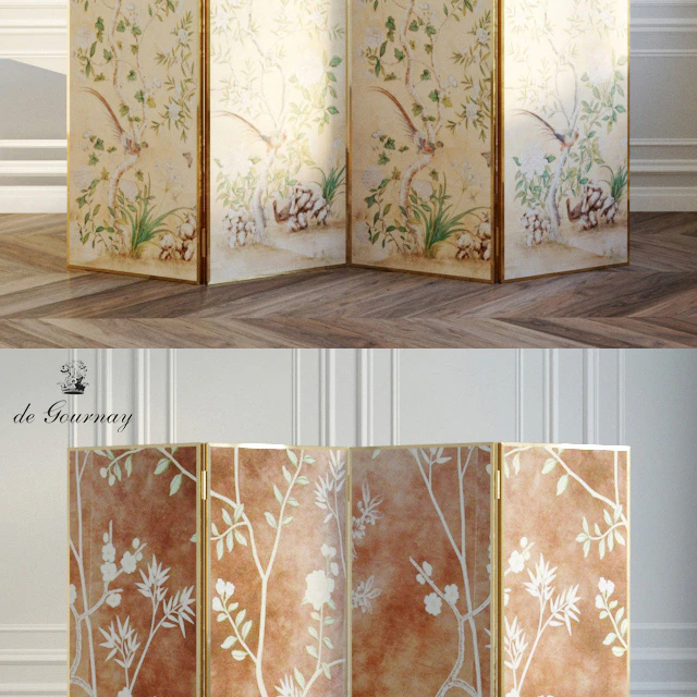 Screen covers with wallpaper De Gournay — Descargar