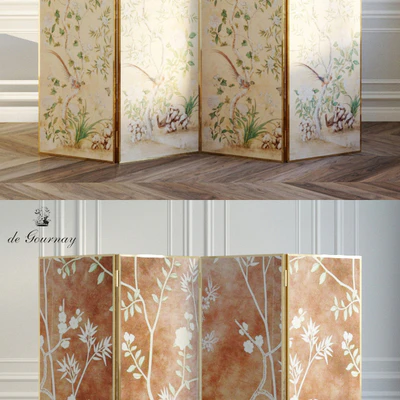 Screen covers with wallpaper De Gournay — Ver 3