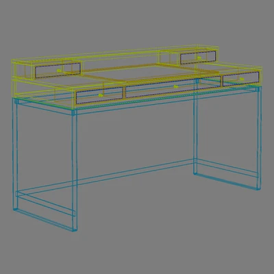 Luxdeco Oasis Proust Writing Desk — Ver 3