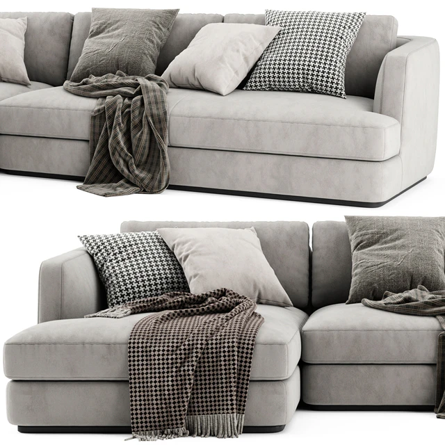 Flexform Barret Chaise Longue Sofa — Скачать