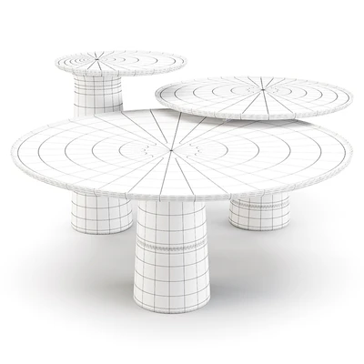 Roche Bobois: Colorado - Coffe and Side Tables — Ver 2
