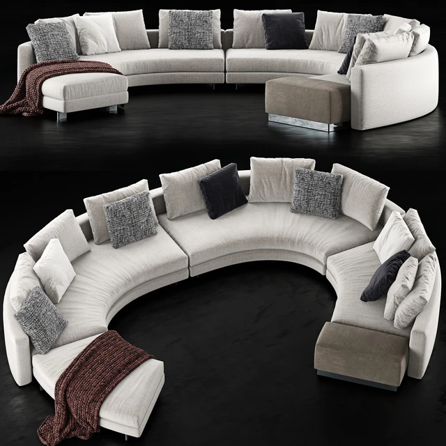 Minotti Daniels Sofa 3 — Descargar