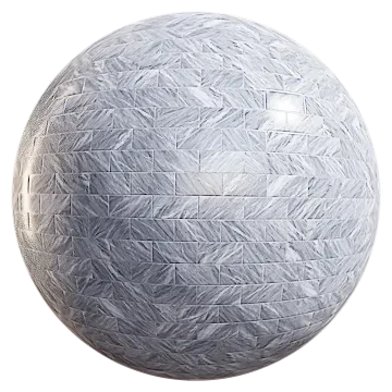 bardiglio marble brick tiles 001 — Descargar