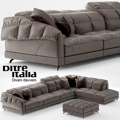 Sofa Dunn Soft Ditre Italia Design — Ver 1