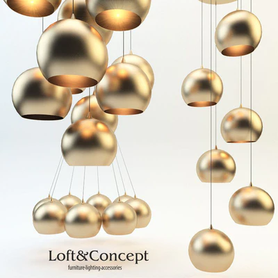 Chandelier Copper Shade — Ver 1