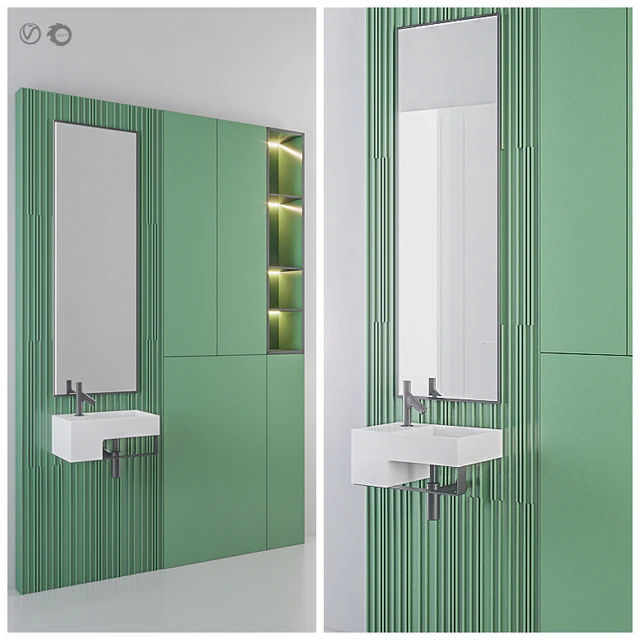 Bathroom furniture Bath Set 6 — Descargar