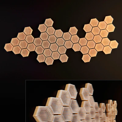 Gerry Ant Kypselides Painting wall sculpture — Ver 1