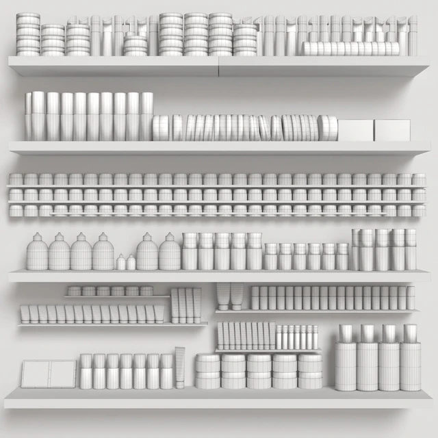A large set of cosmetics for beauty salons. Makeup — Descargar