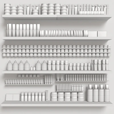 A large set of cosmetics for beauty salons. Makeup — Ver 2