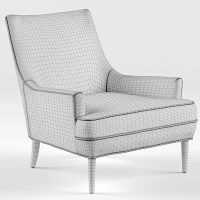 Vanda Camel Brown Leather Armchair — Вид 3