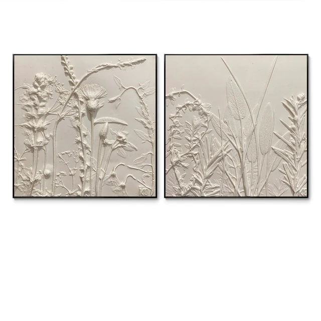 Plaster two square photo frames D-176 — Descargar